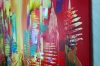 City New York Sunset Abstract 646