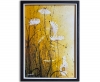 Dainty Flowers in Yellow Orange Framed