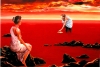 Scarlet Evening in Summer
