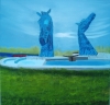 The majestic Falkirk Kelpies Scotland