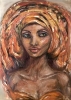The Woman Who Reigns Original Oil Painting | 50 × 70 cm
