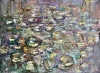 Dreamlike Water Lilies – Original Impressionist Oil Painting on Canvas