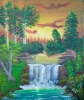 Woodland Glow Falls