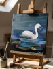 Swan Vignette style