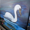Swan Vignette style