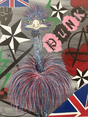 Punk Rocker Emu