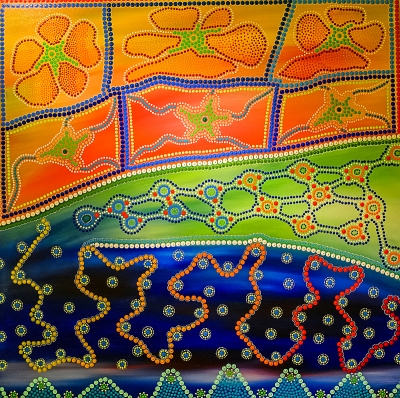 SOLD SOLD SOLD - Modern Rainbow 