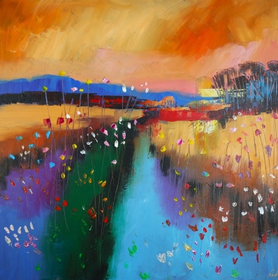 SOLD Wildfileds Sunrise 654