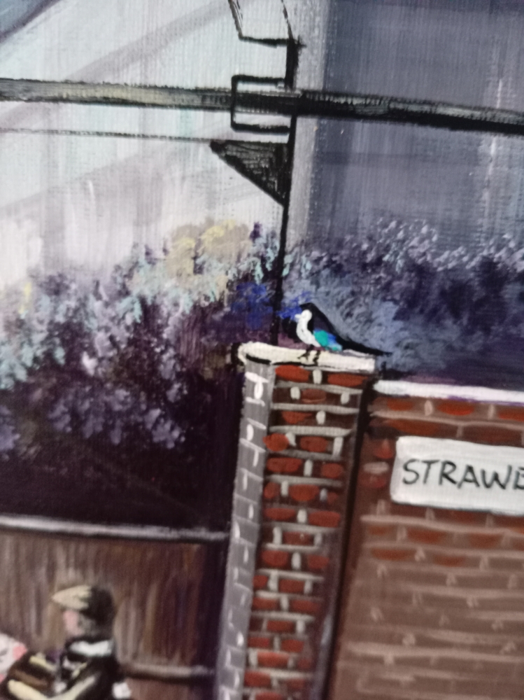 Newcastle football st James park painting 