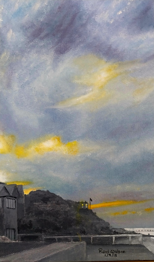 Sunset over Mundesley 