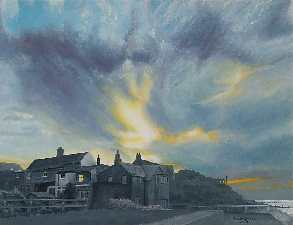 Sunset over Mundesley 