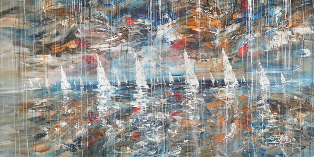 Stormy Sailing Far Away XXL 1