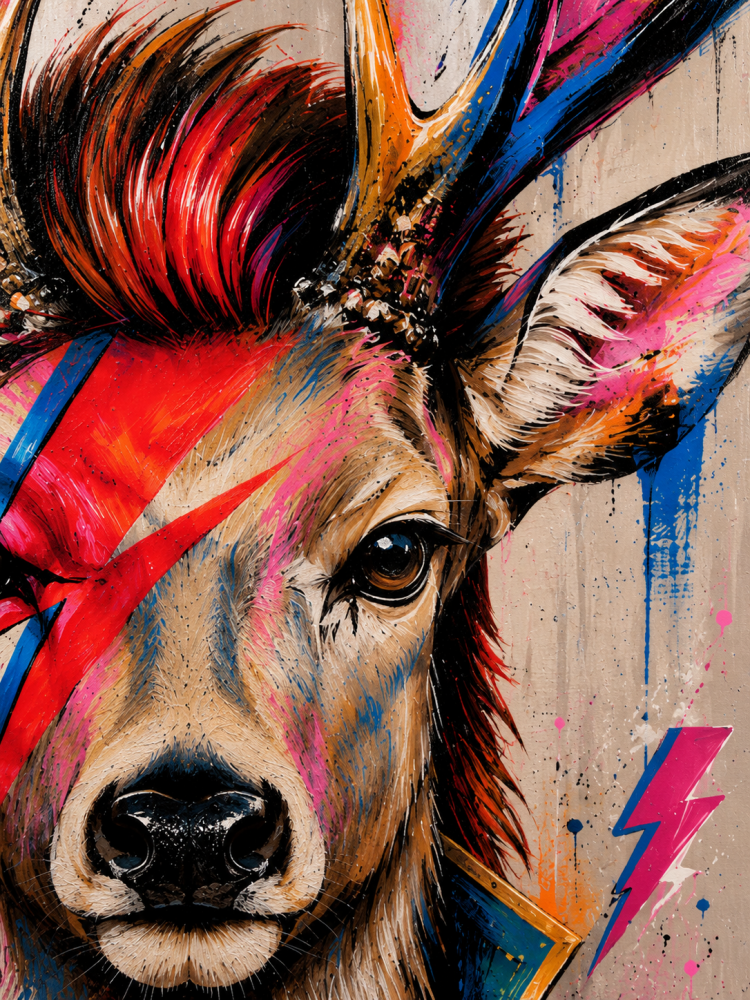 Aladdin Stag  - Limited Edition Print