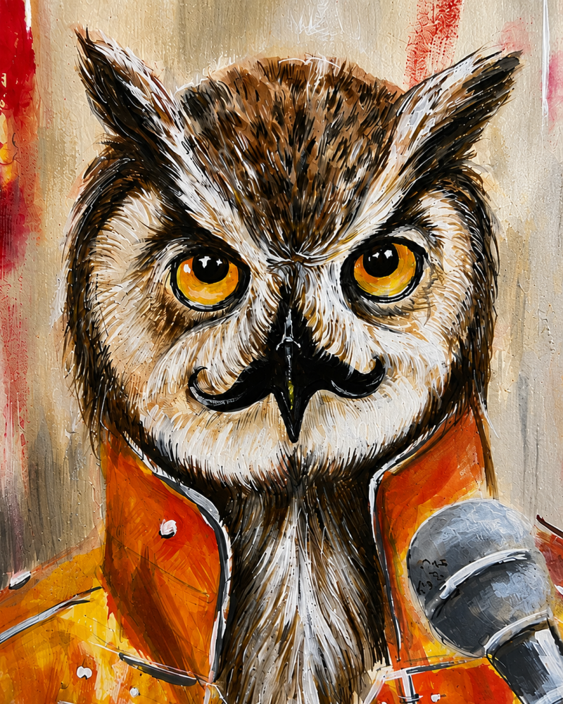 The Show Must Go Owl