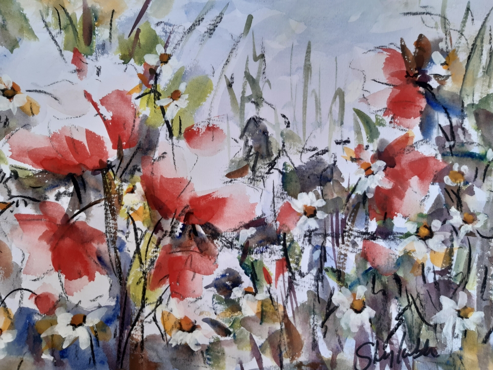 Poppies Along the Path