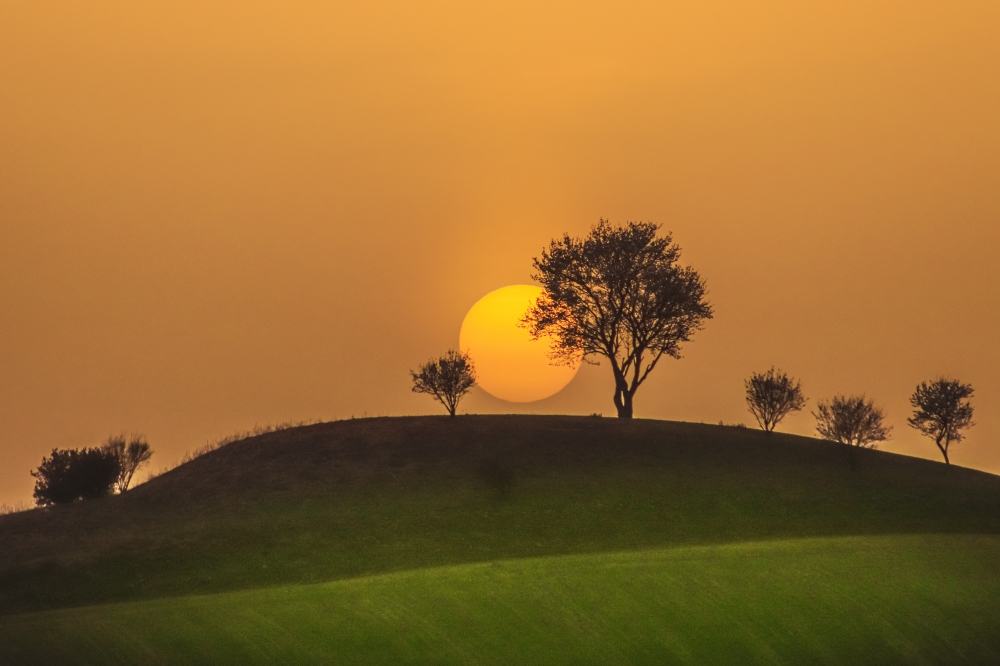 Silhouetted Hills