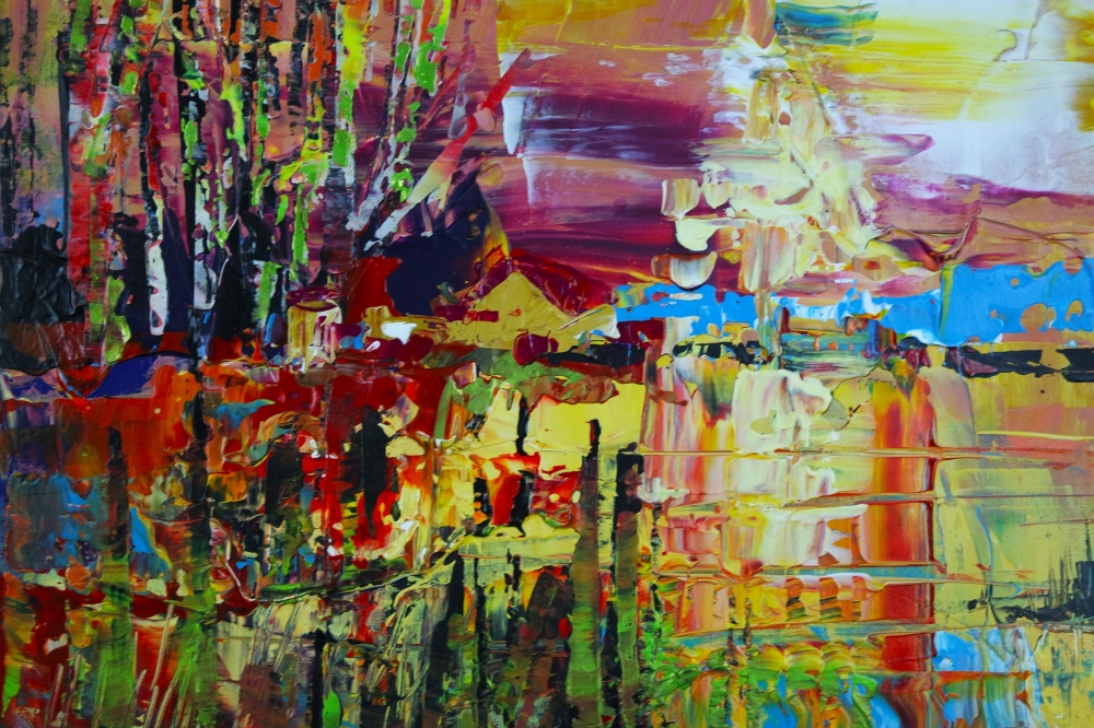 Abstract Landscape Colourful 695
