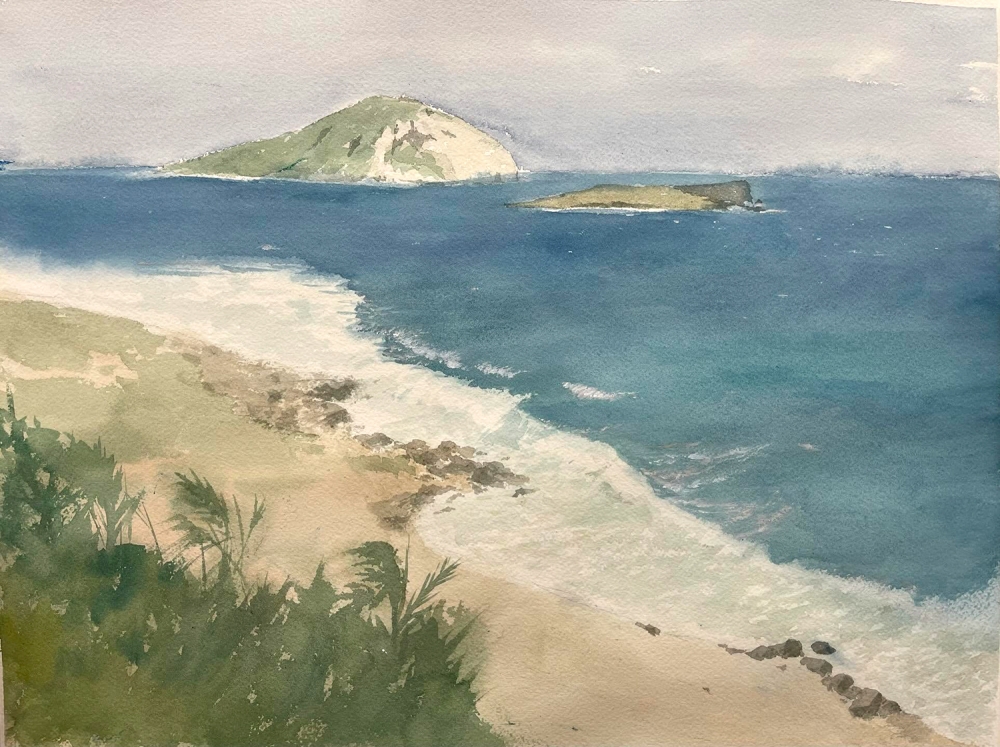 Beyond the Shoreline (Watercolour - Original)
