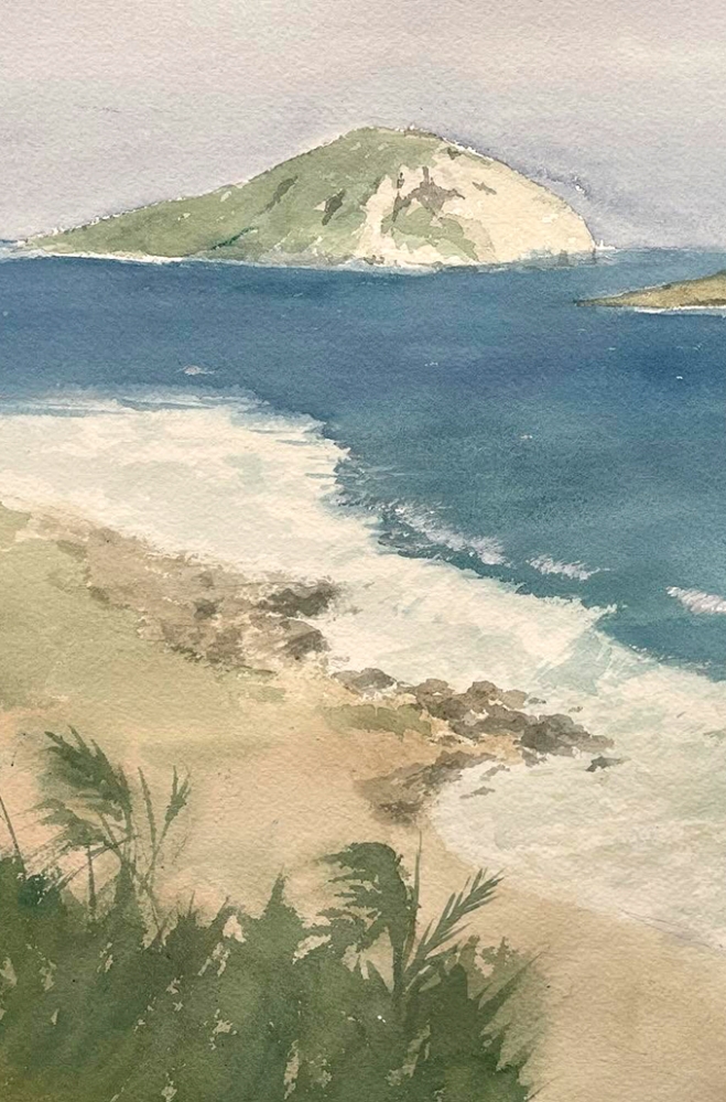 Beyond the Shoreline (Watercolour - Original)