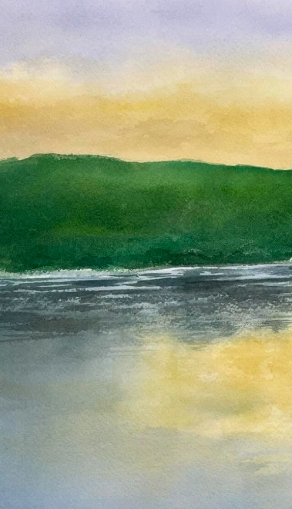 Anchor in the Glow (Watercolour - Original) 