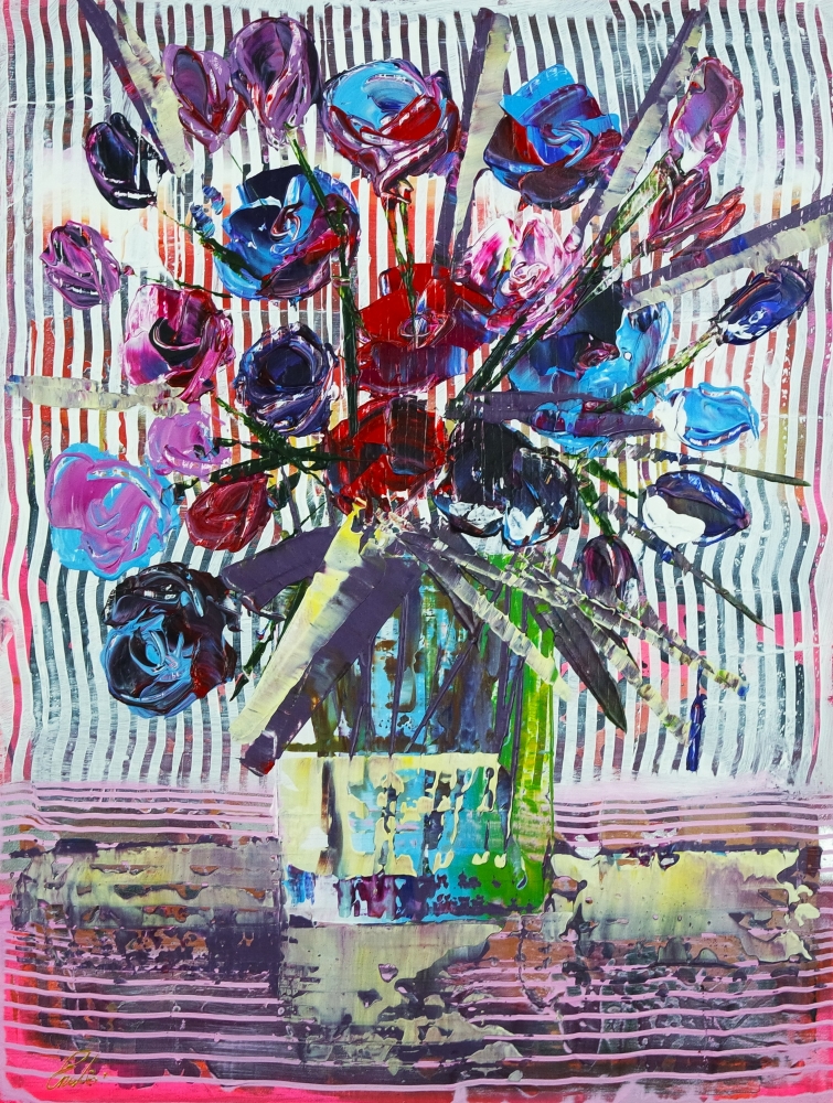 Bouquet in Vase 730