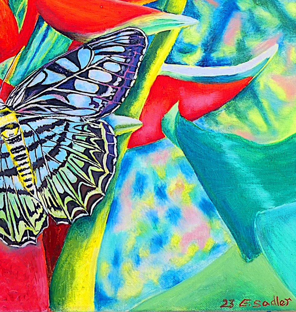 Tropical Butterfly & Lobster Claw