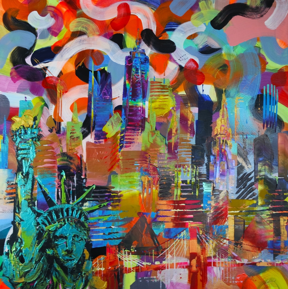 City New York USA Impressionism 793