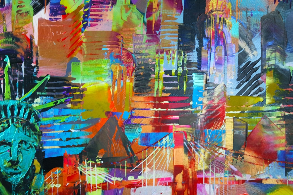 City New York USA Impressionism 793