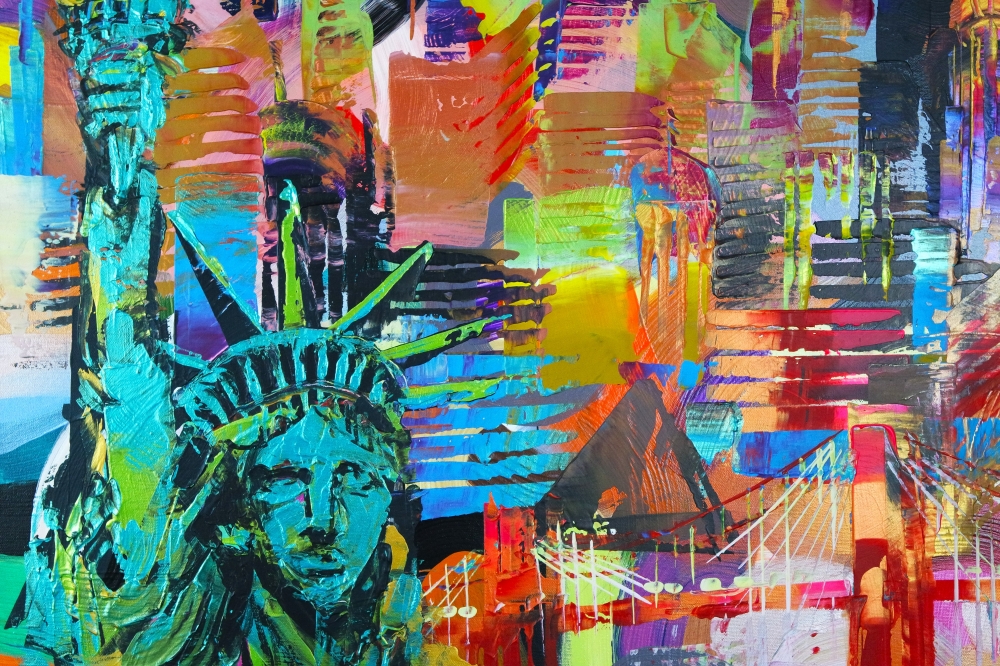 City New York USA Impressionism 793