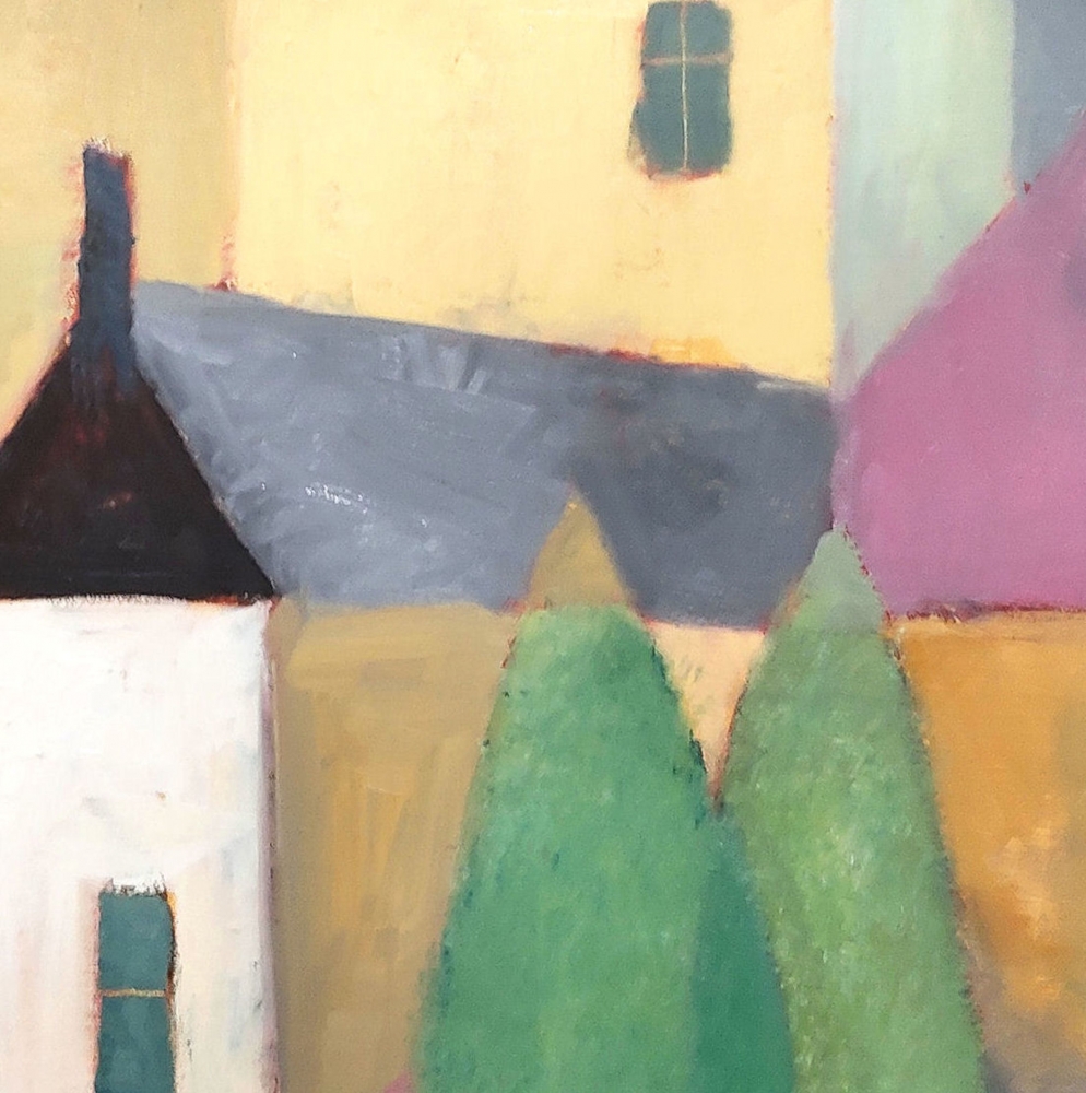 City Section with Trees