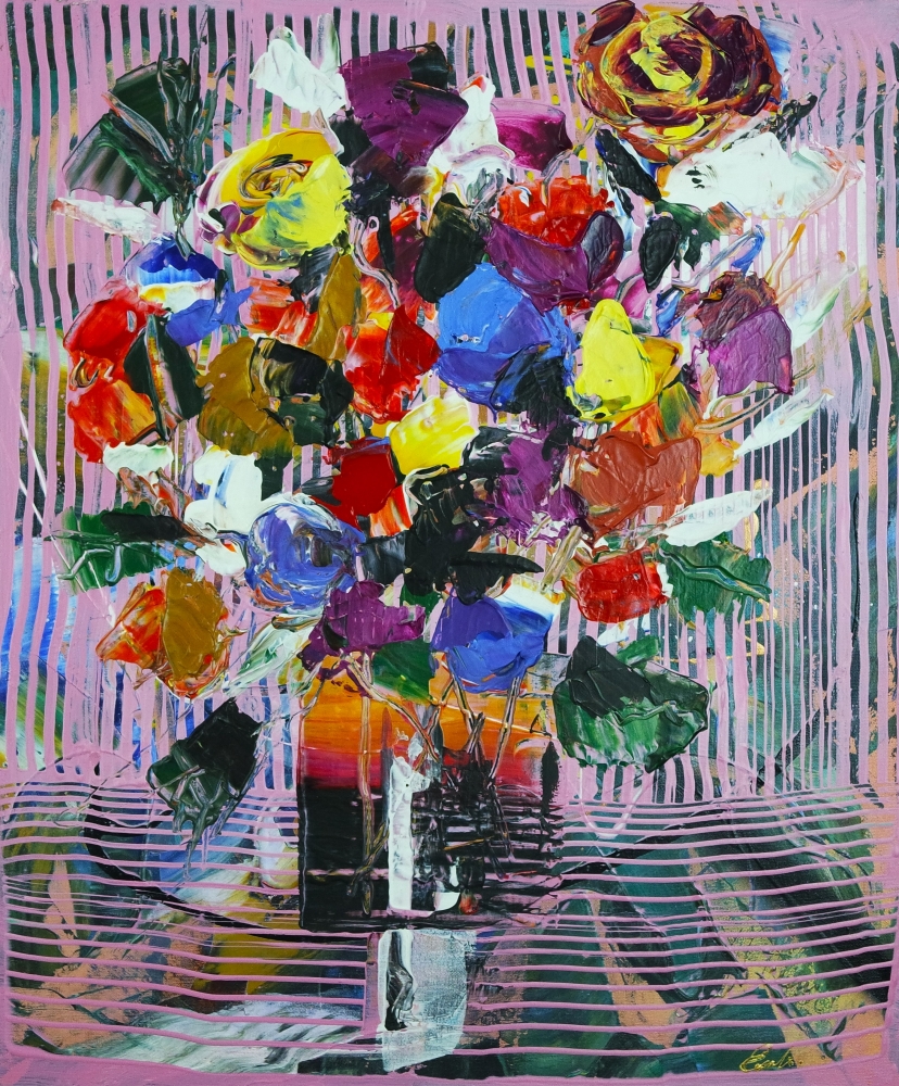 Colourful Flowers Abstract 761