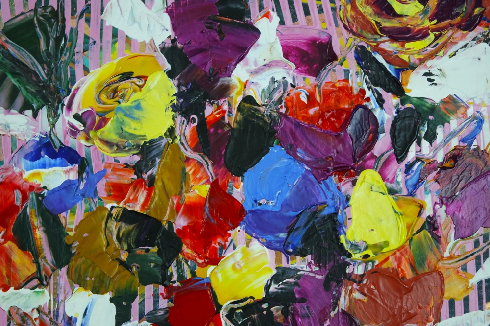 Colourful Flowers Abstract 761