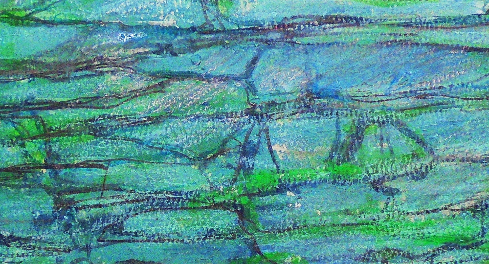 Coniston green slate wall