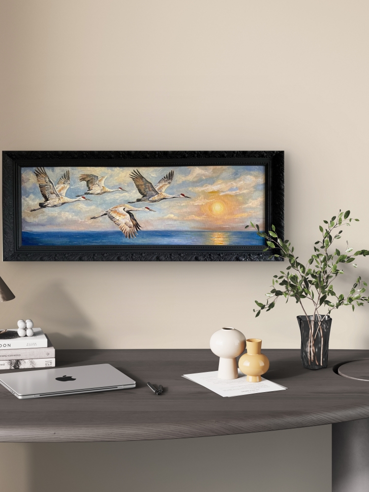 \"Symphony of Wings\" with frame