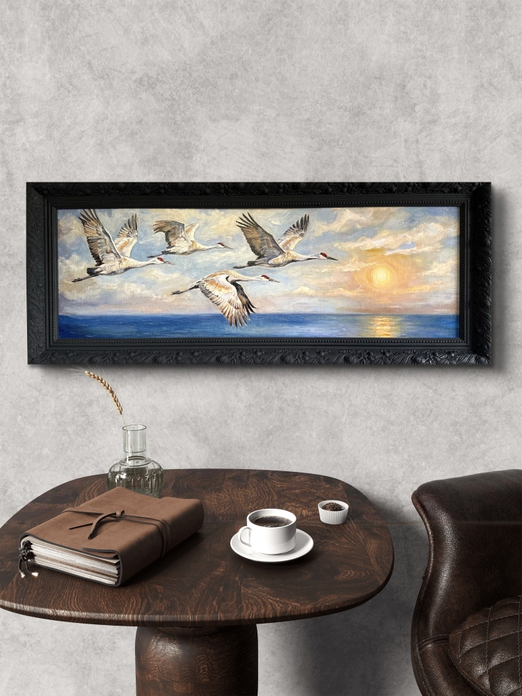 \"Symphony of Wings\" with frame