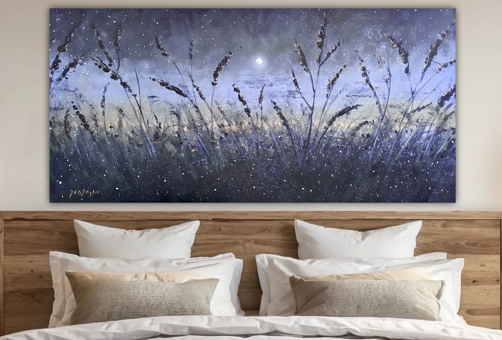 Moonlight's Song Navy & Gold