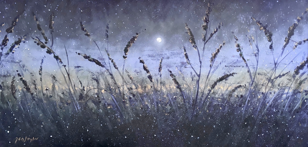 Moonlight's Song Navy & Gold