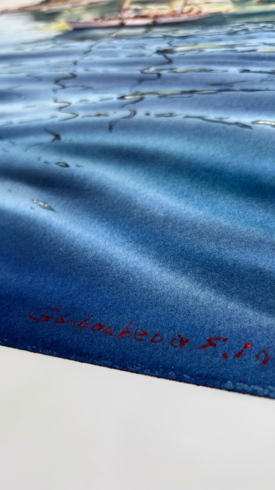 Blue Italian morning. Recco