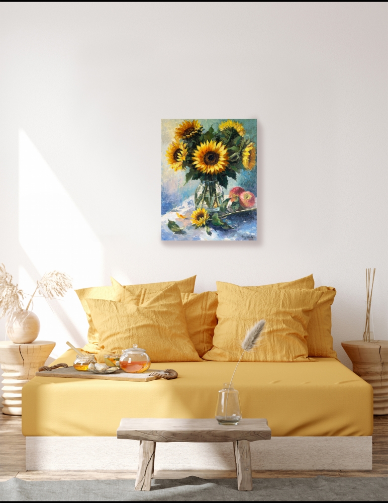 Burst Sunflowers