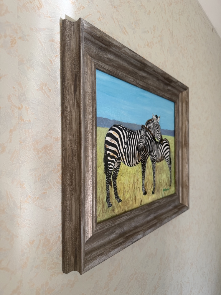 zebra mare and foal