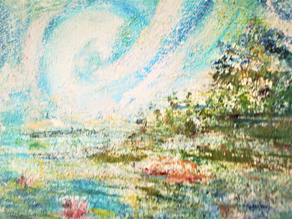 The Day of Two Suns — Original Painting by Jarek Filipowicz