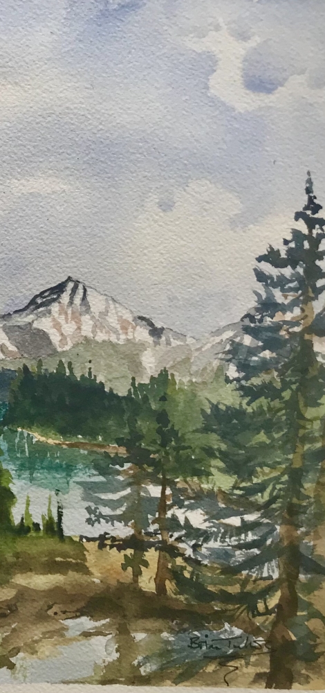 The calm of Lake Maligne