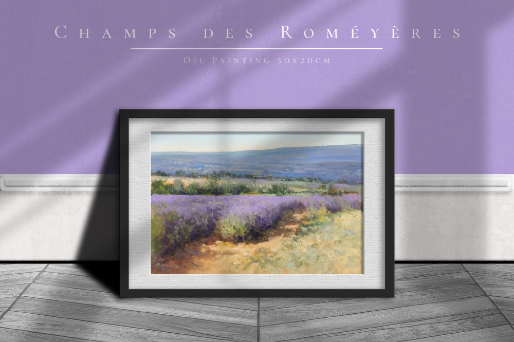 Lavender fields at Les Roméyères