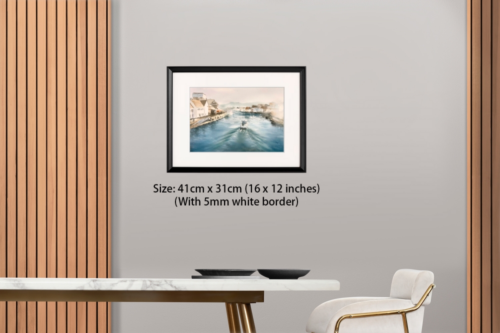 Echoes on the Waterway (Watercolour - Original)
