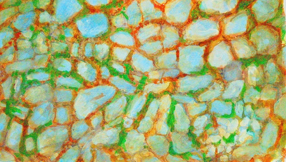 Abstraction of the old stones