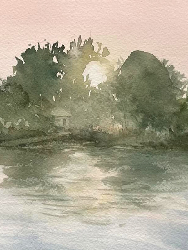 Pastel Symphony (Watercolour - Original)