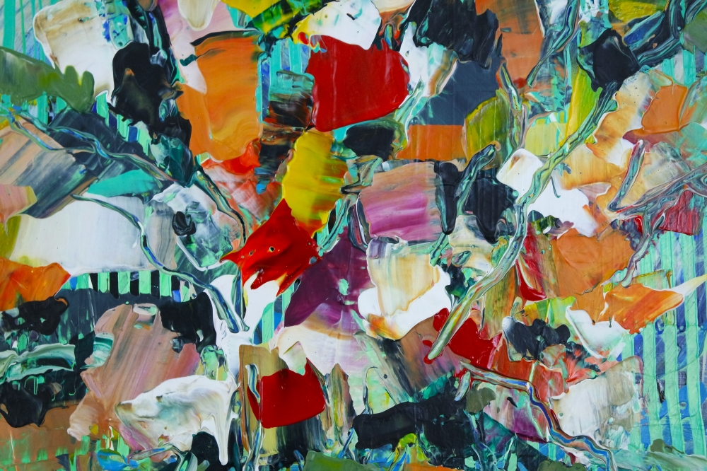Riot of Color Bouquet Abstract 750