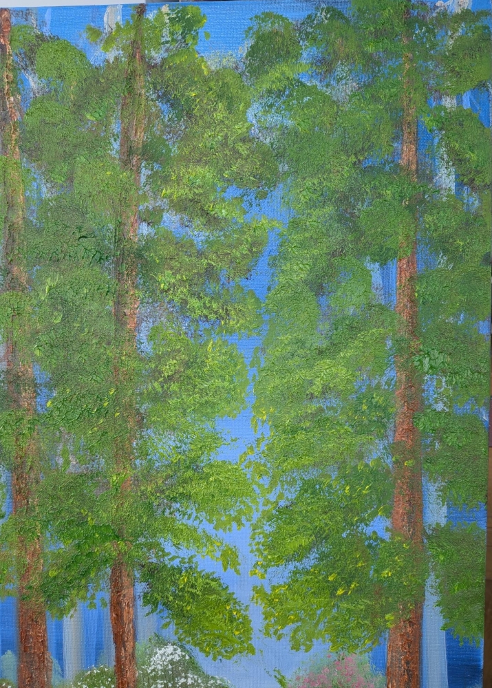 Three Seasons Woodland Walk,  Triptych