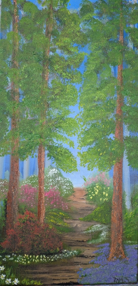 Three Seasons Woodland Walk,  Triptych