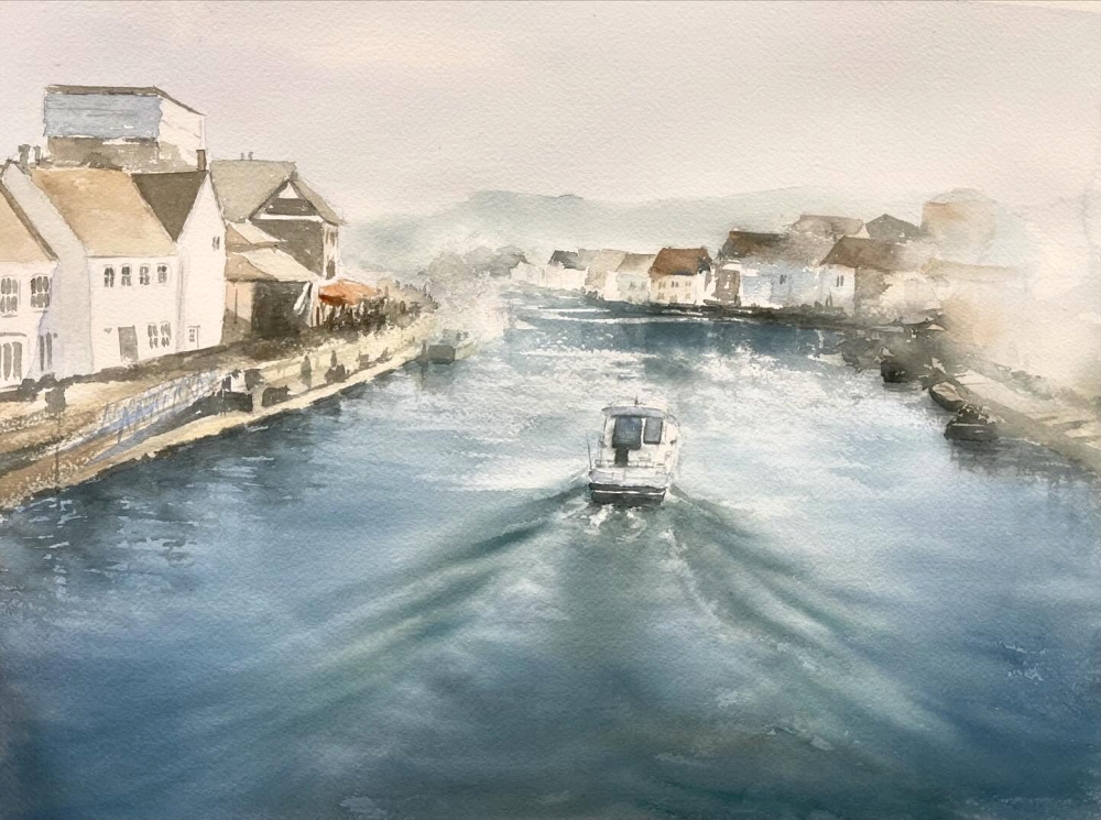 Echoes on the Waterway (Watercolour - Original)